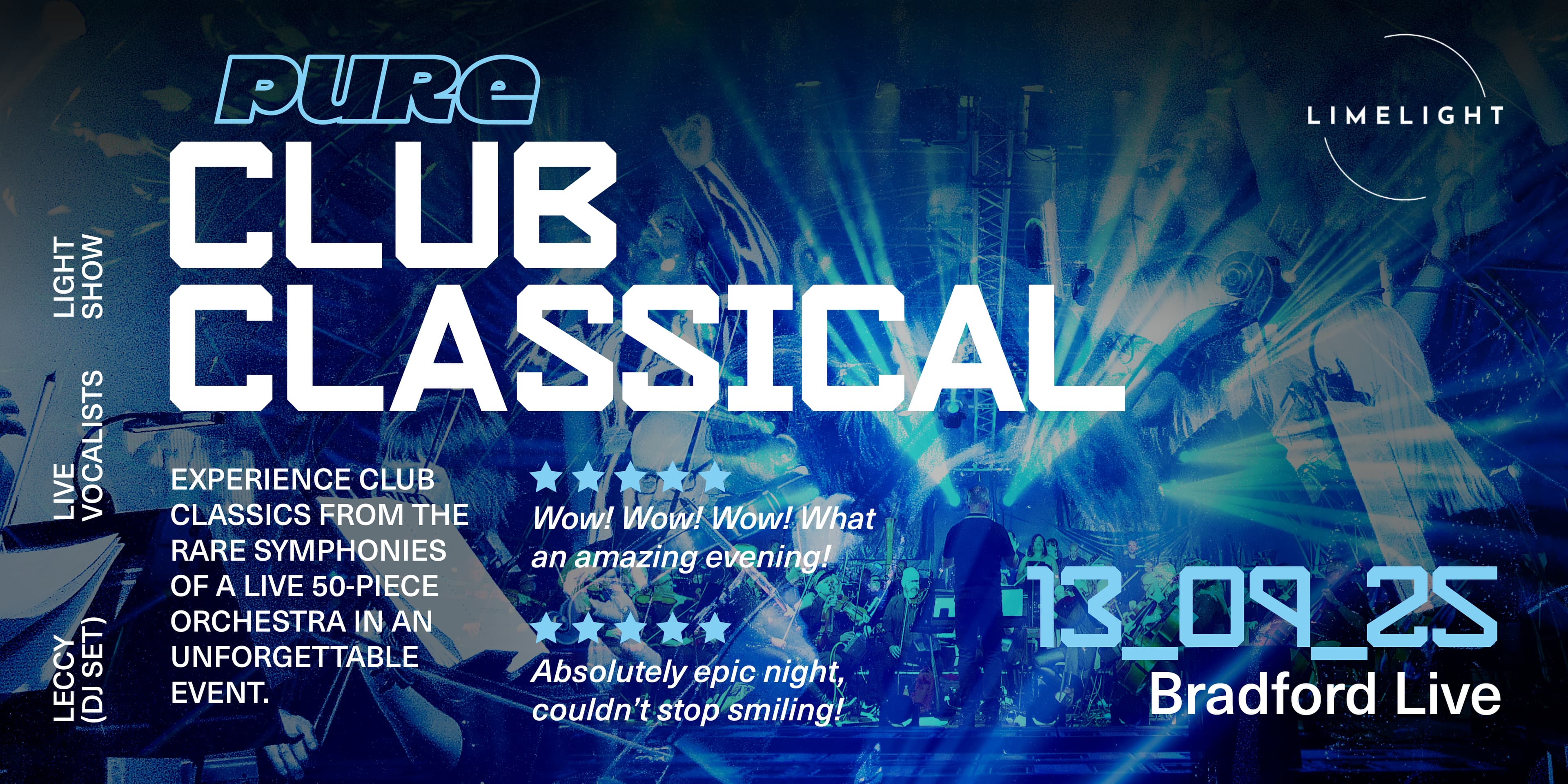 The Limelight Orchestra - Pure Club Classical hero