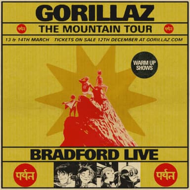 Hero image for Gorillaz - The Mountain Tour - Warm Ups
