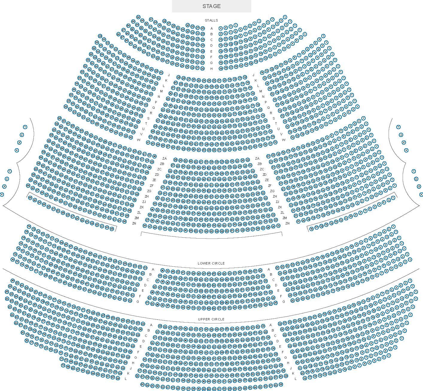 Bradford Live Seatmap
