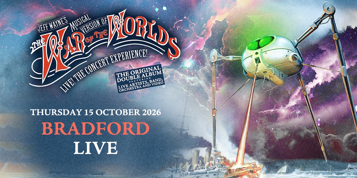 Hero image for Jeff Wayne’s Musical Version of The War of The Worlds Live! Concert Experience