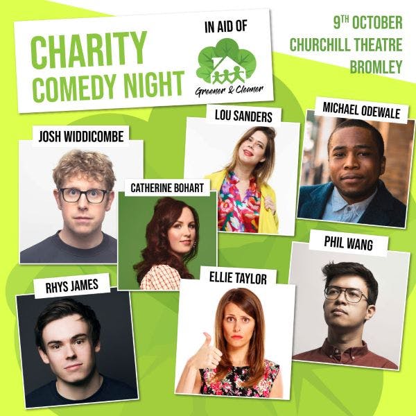 Charity Comedy Night in aid of Greener and Cleaner, a local Bromley Charity thumbnail