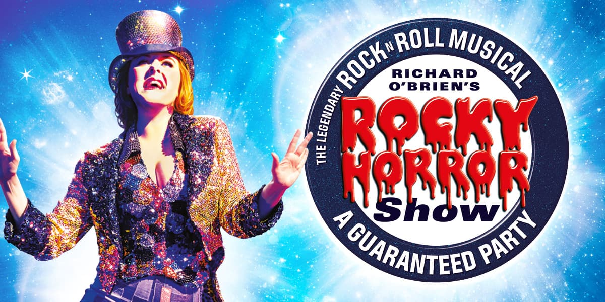 Hero image for homepage featuring The Rocky Horror Show
