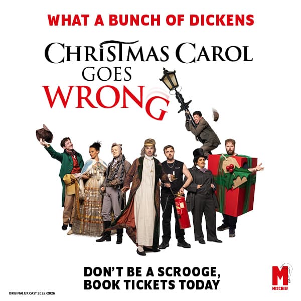 Hero image for A Christmas Carol Goes Wrong