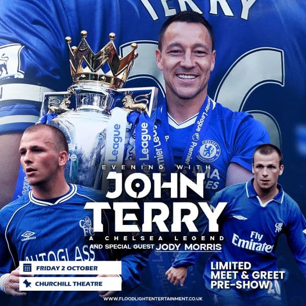 Hero image for An Evening With John Terry & Jody Morris