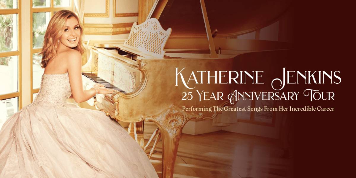 Hero image for homepage featuring Katherine Jenkins