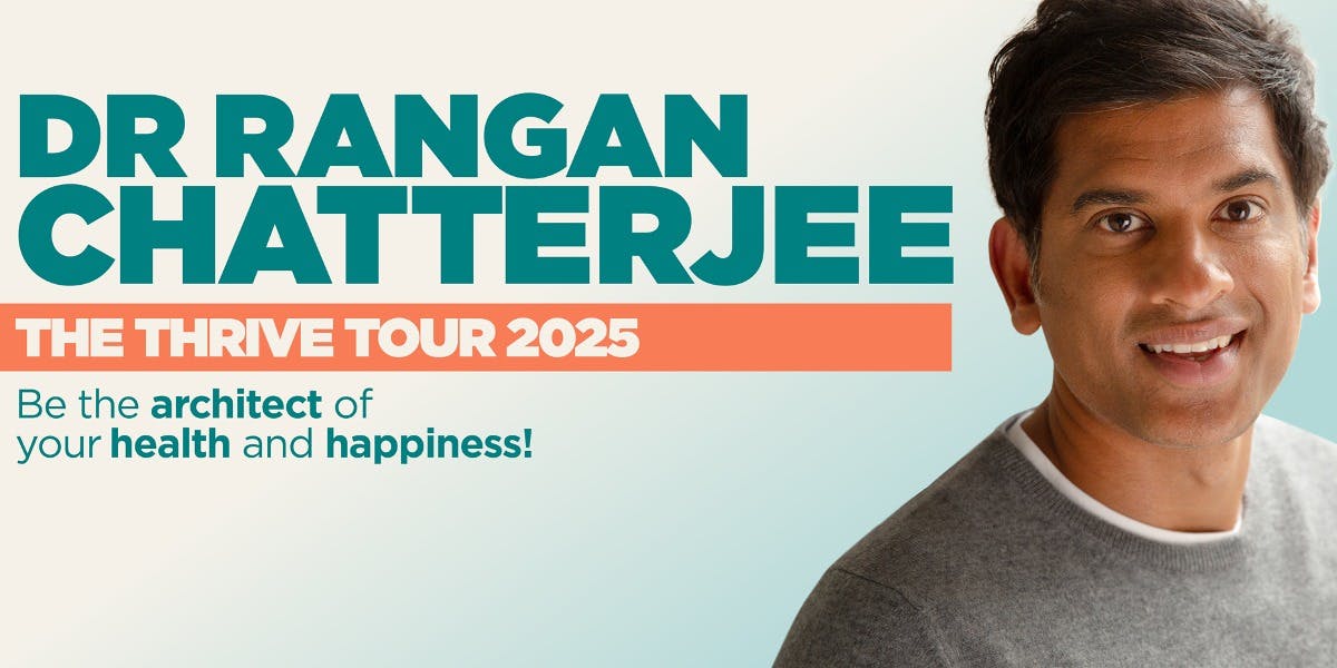 Dr Rangan Chatterjee - The Thrive Tour hero
