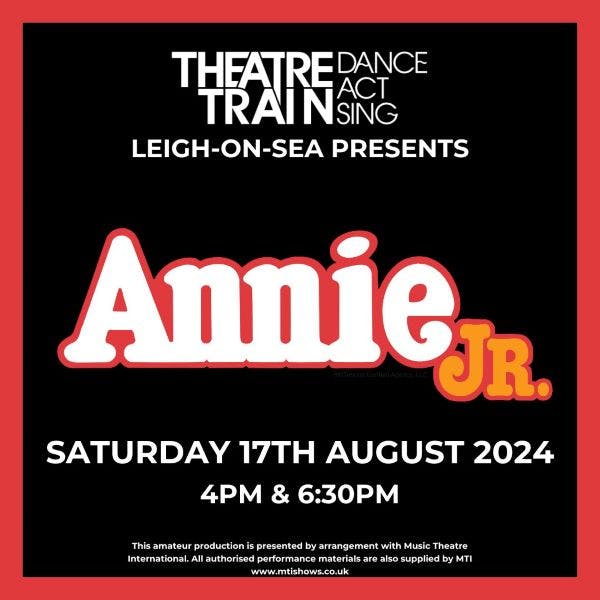 Theatretrain Leigh-on-Sea Presents: Annie Jr thumbnail