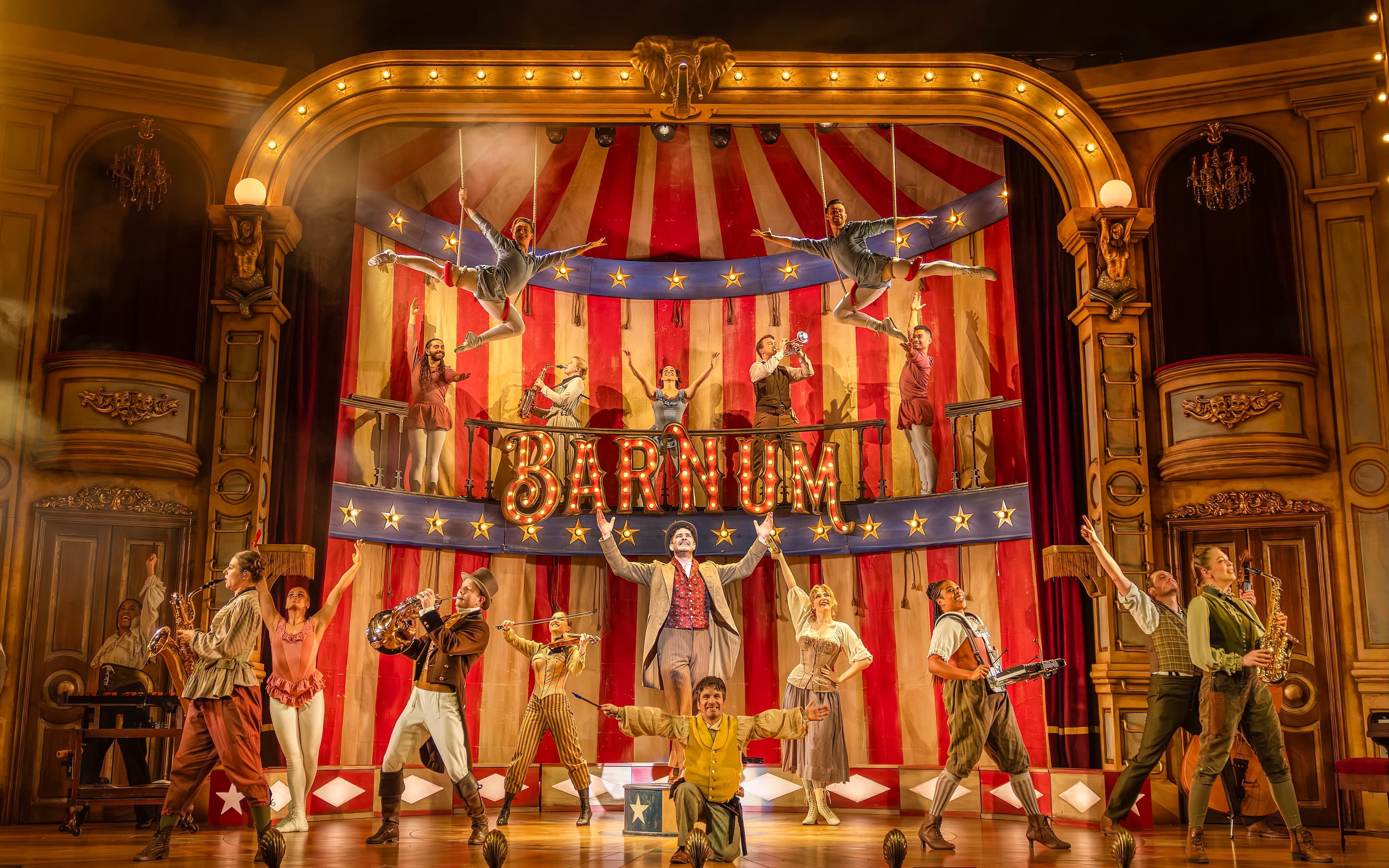 Image preview for The Cast of Barnum UK Tour - Photo credit Pamela Raith - 002 (1)