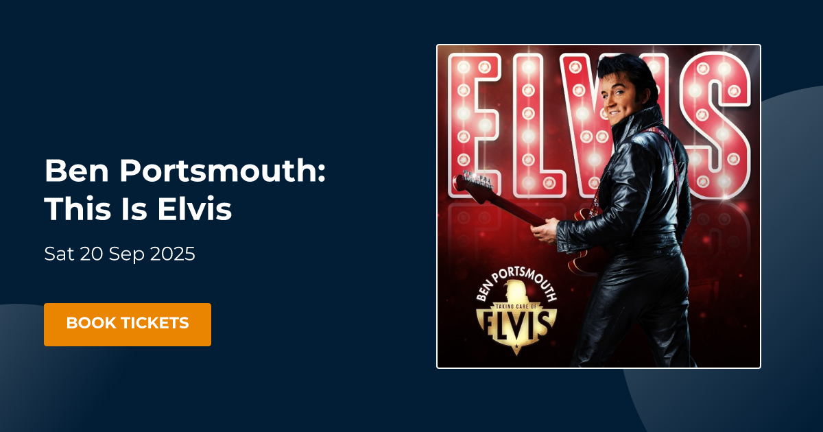 Book Ben Portsmouth This is Elvis tickets Cliffs Pavilion Southend