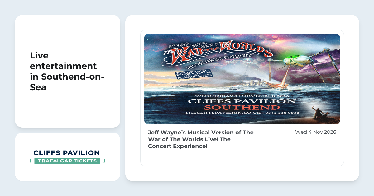 Book Jeff Wayne's Musical Version of The War of The Worlds Live