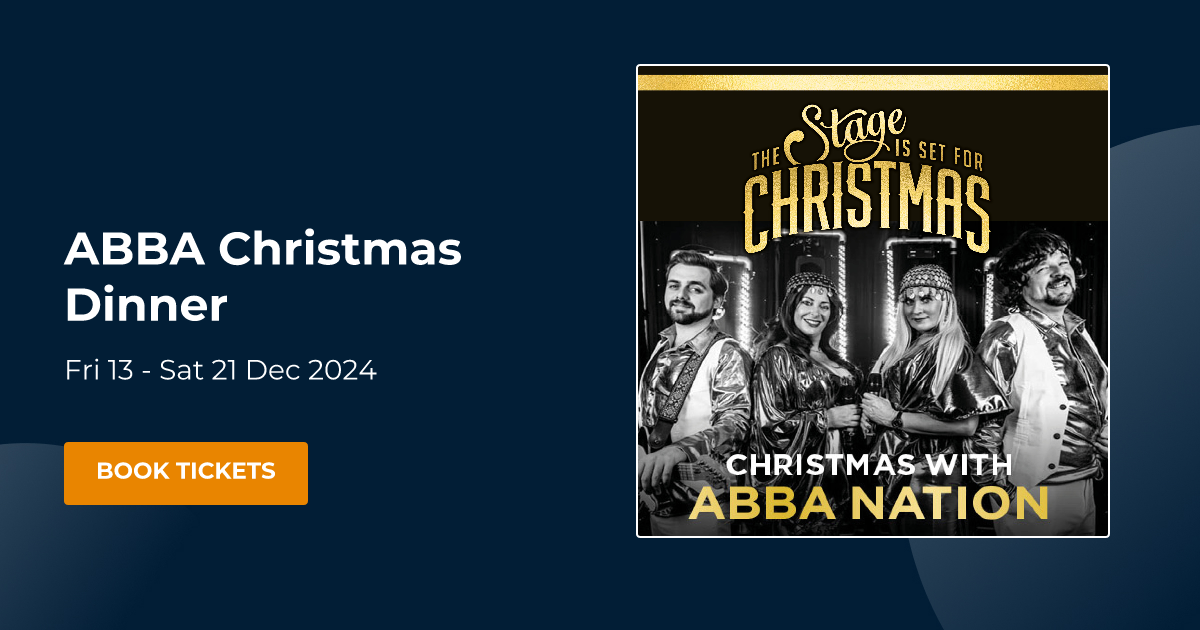 Book ABBA Christmas Dinner tickets Cliffs Pavilion Southend