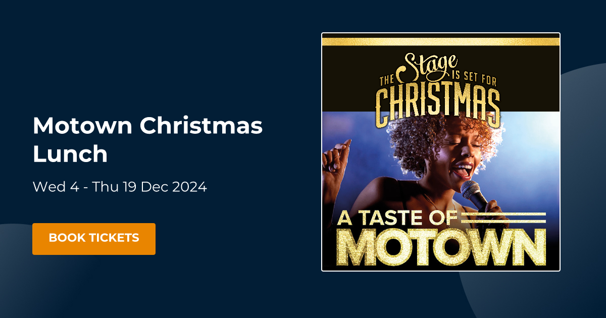 Book Motown Christmas Lunch tickets Cliffs Pavilion Southend