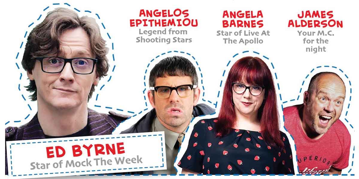 Hero image for Stitches Comedy Club - Angelos Epitemiou, Angela Barnes and Ed Byrne