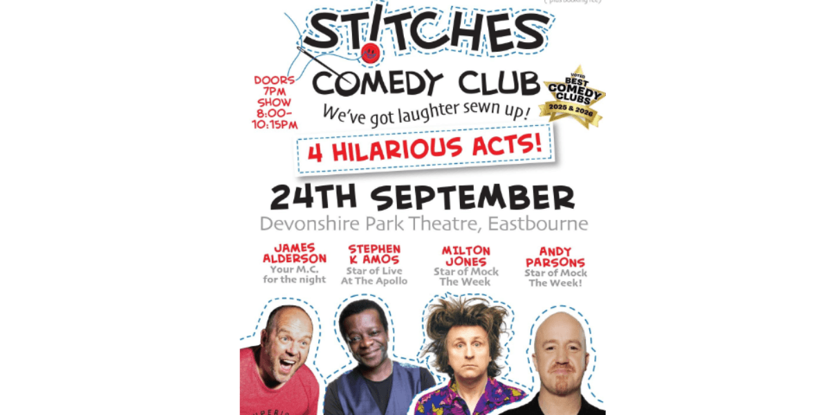 Hero image for Stitches Comedy Club - Stephen K Amos, Andy Parsons and Milton Jones