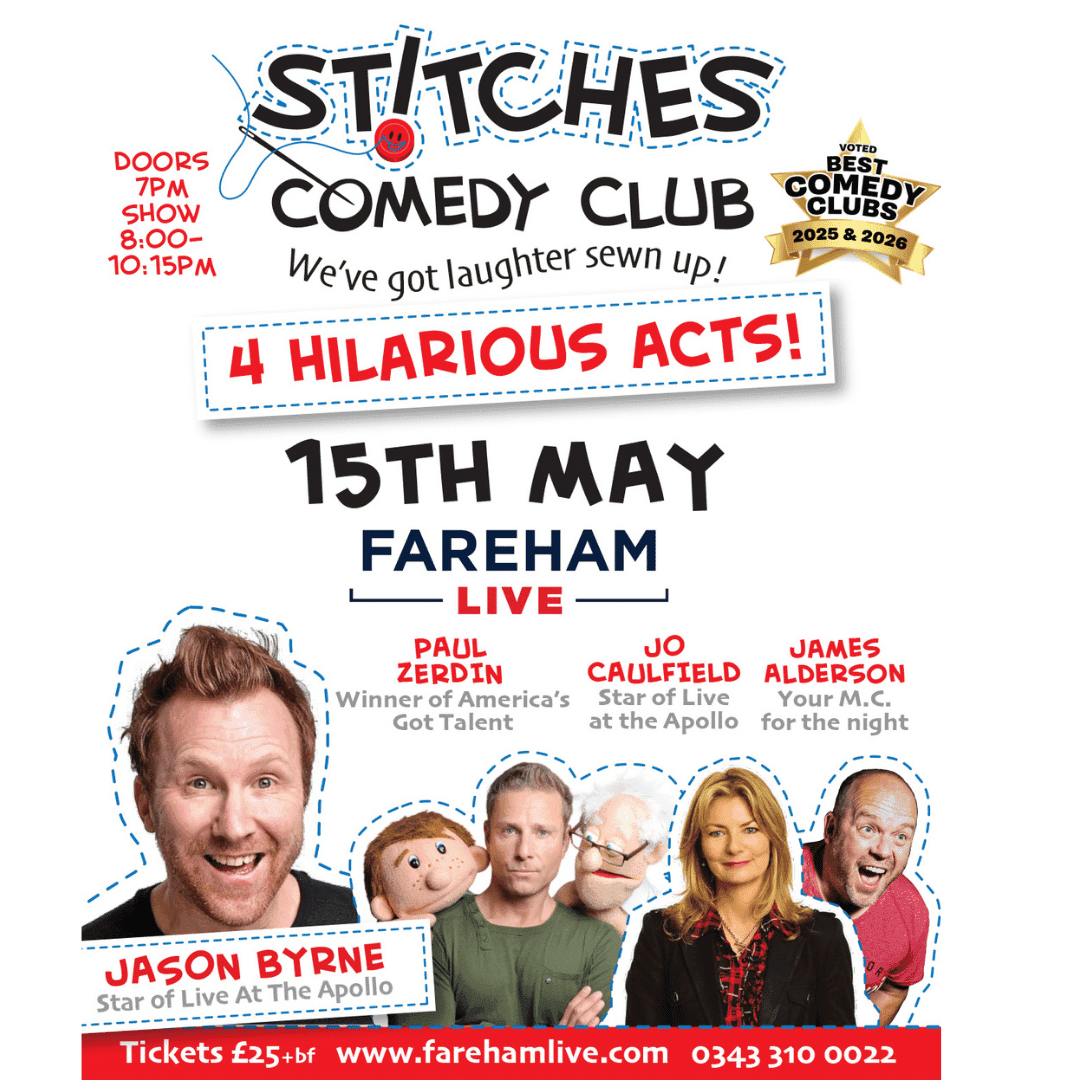 Event card thumbnail image for Stitches Comedy Club - Jason Byrne, Jo Caulfield, Paul Zerdin