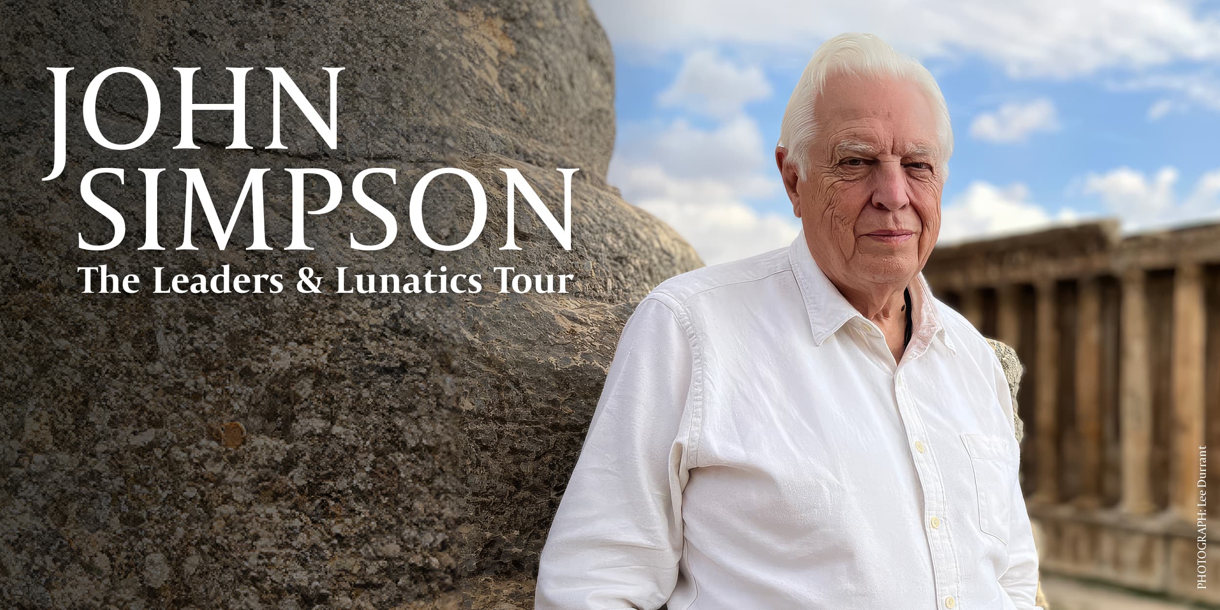 John Simpson - The Leaders & Lunatics Tour hero