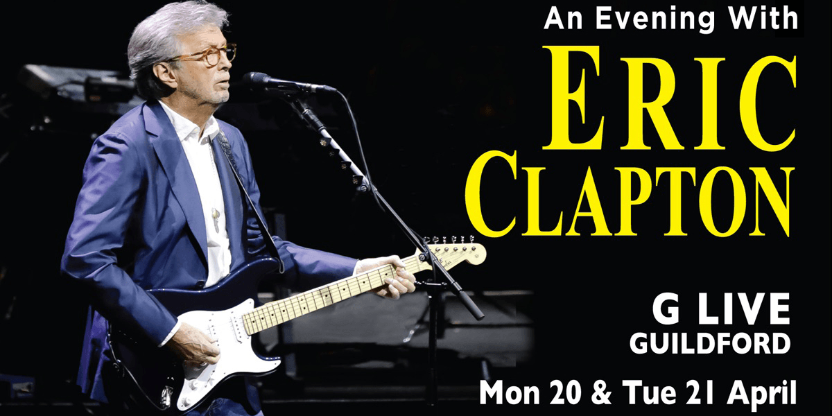 Hero image for homepage featuring An Evening With Eric Clapton