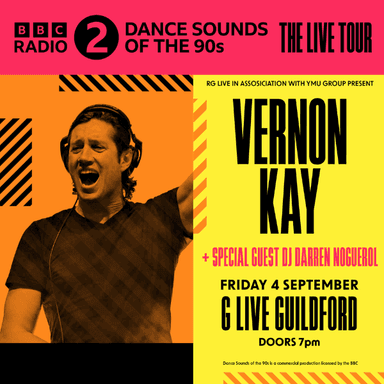 Hero image for BBC Radio 2 Dance Sounds Of The 90s With Vernon Kay