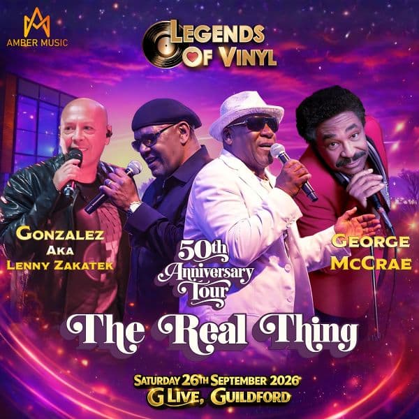 Hero image for Legends of Vinyl - The Real Thing, George McCrae and Gonzalez AKA Lenny Zakatek