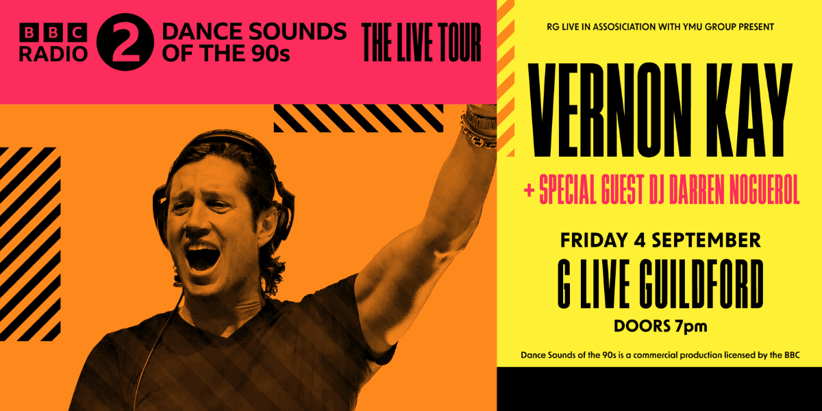 Hero image for BBC Radio 2 Dance Sounds Of The 90s With Vernon Kay