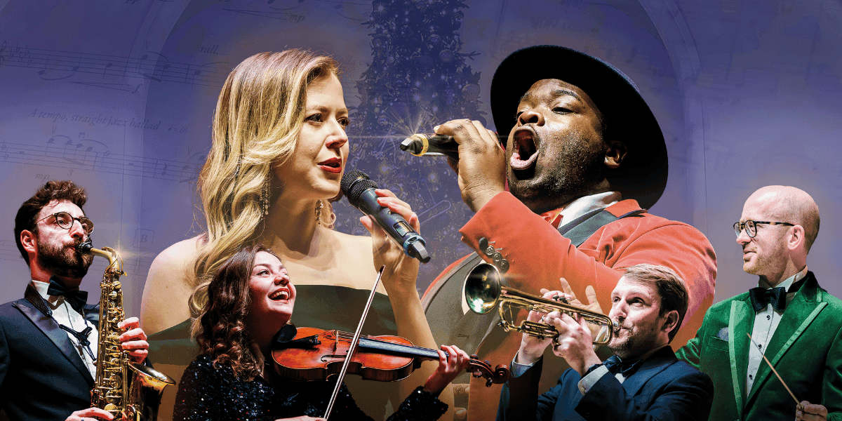 Hero image for homepage featuring Swing Into Christmas