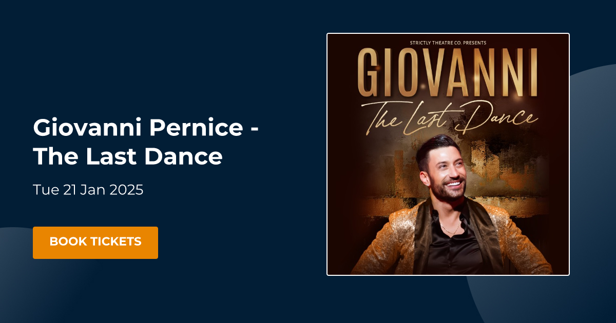 Book Giovanni Pernice The Last Dance tickets G Live Guildford