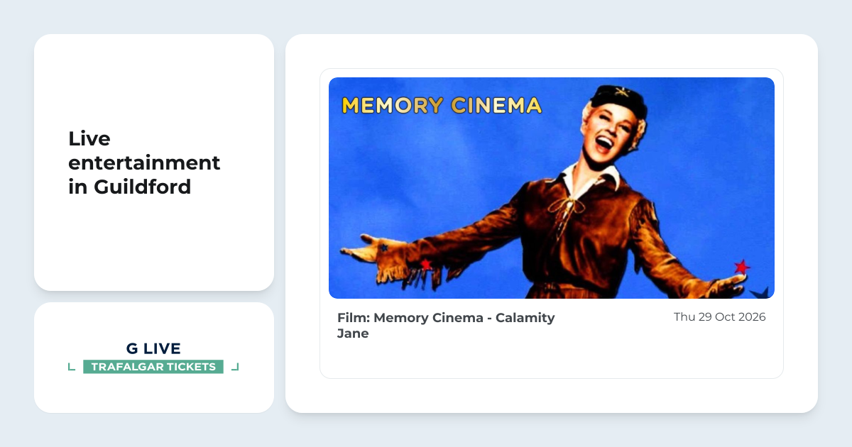 Film: Memory Cinema - Calamity Jane, from G Live