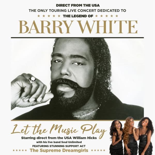 Event card thumbnail image for The Legend of Barry White: Let The Music Play
