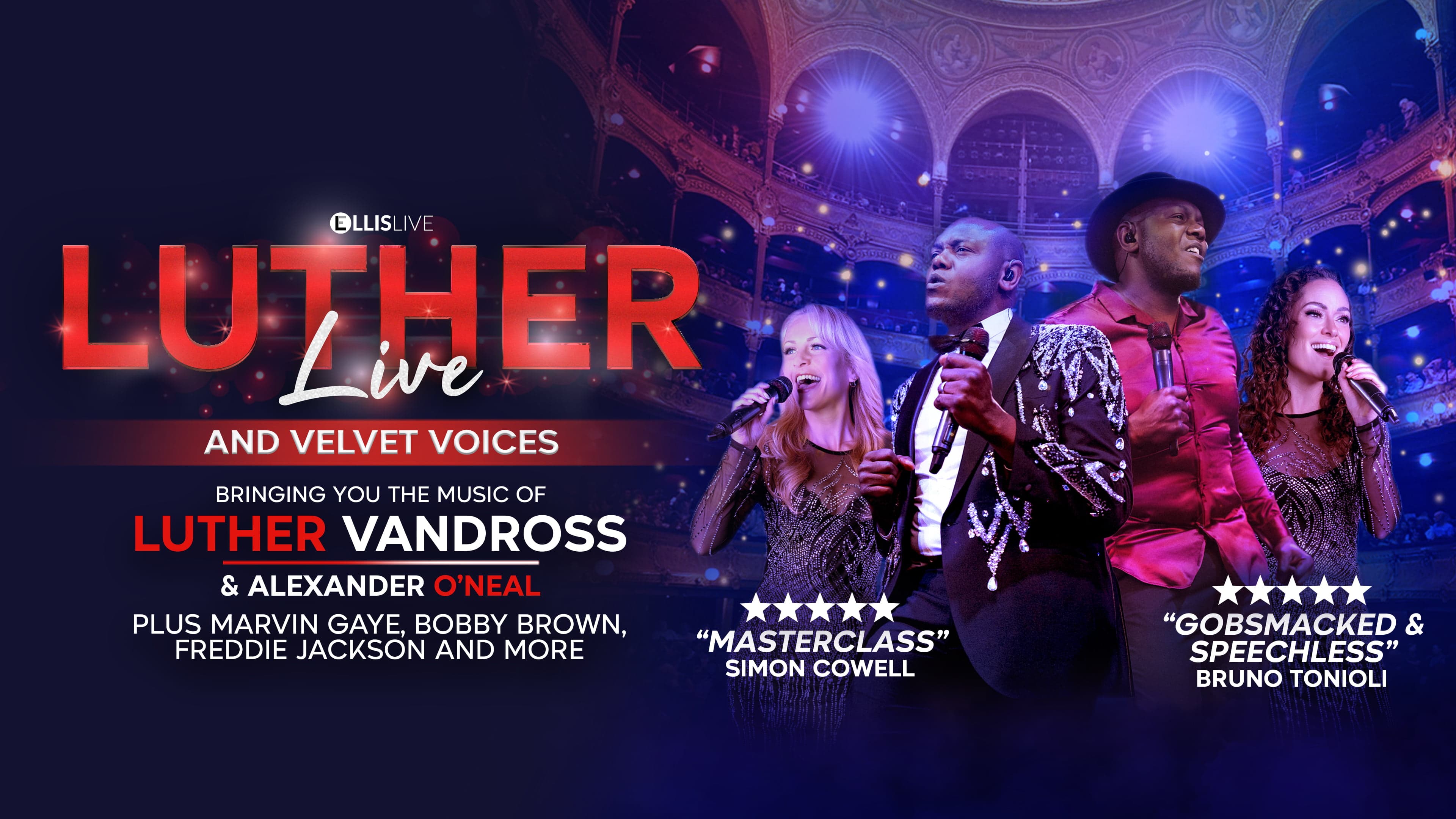 Hero image for Luther Live & Velvet Voices