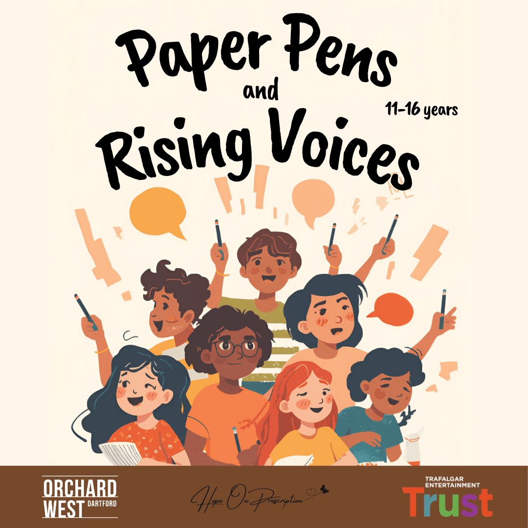 Hero image for Paper, Pens And Rising Voices - Writing And Performance Workshop