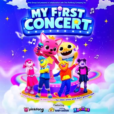 Hero image for 'My First Concert' Featuring Baby Shark, Pinkfong & The Zoomies