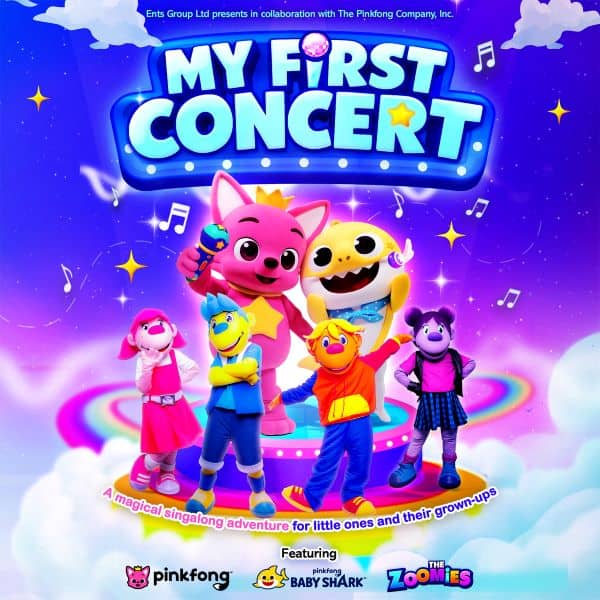 Event card thumbnail image for 'My First Concert' Featuring Baby Shark, Pinkfong & The Zoomies