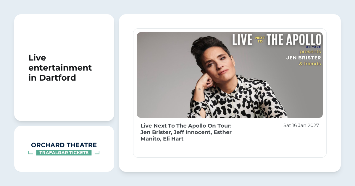 Live Next To The Apollo On Tour: Jen Brister, Jeff Innocent, Esther Manito, Eli Hart