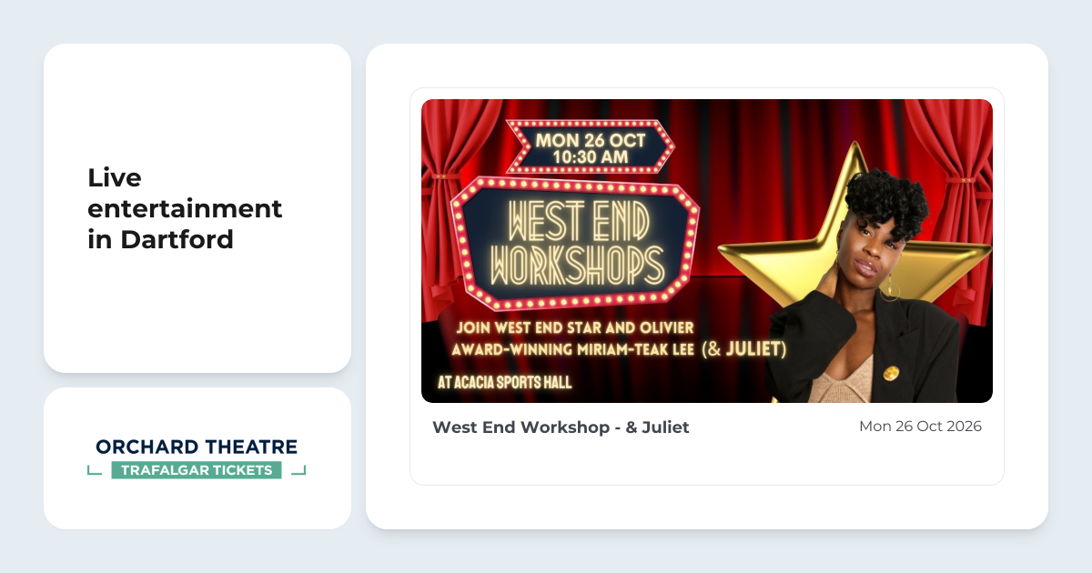 West End Workshop - & Juliet