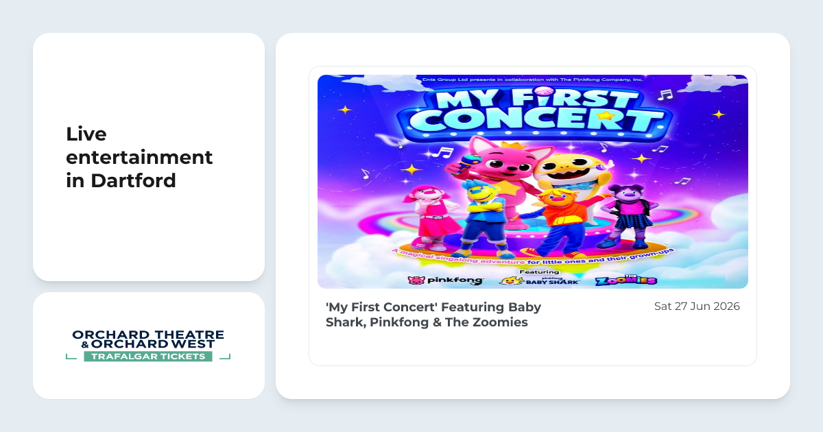 'My First Concert' Featuring Baby Shark, Pinkfong & The Zoomies