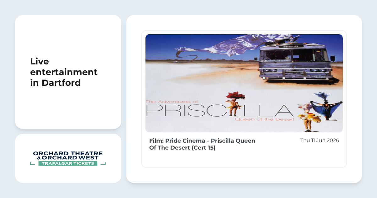 Film: Pride Cinema - Priscilla Queen Of The Desert (Cert 15)