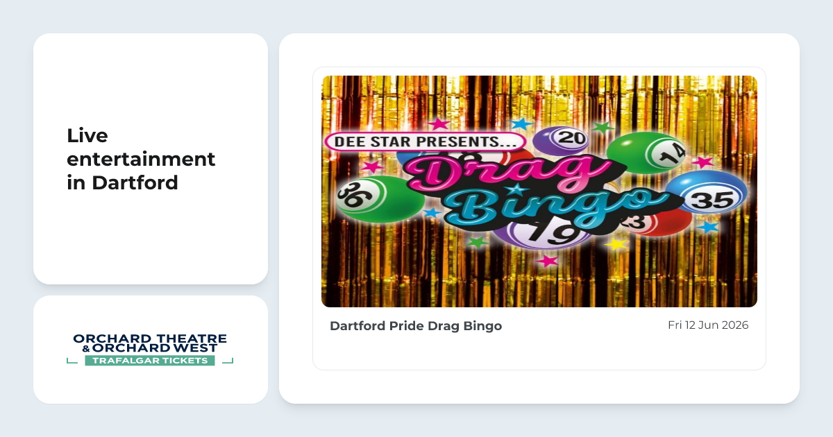 Dartford Pride Drag Bingo