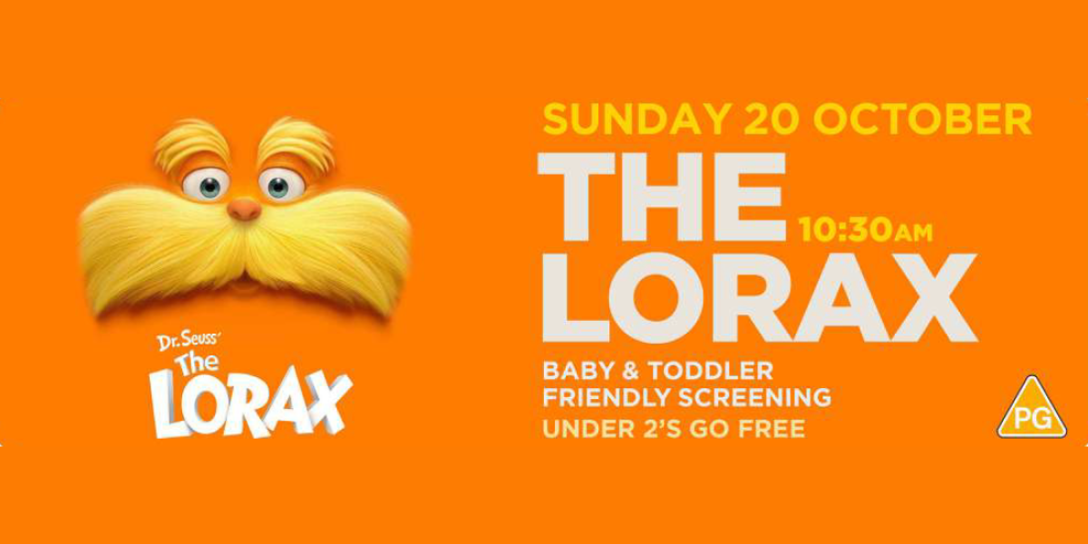 Film: The Lorax (PG) - Baby & Toddler Friendly Screening hero