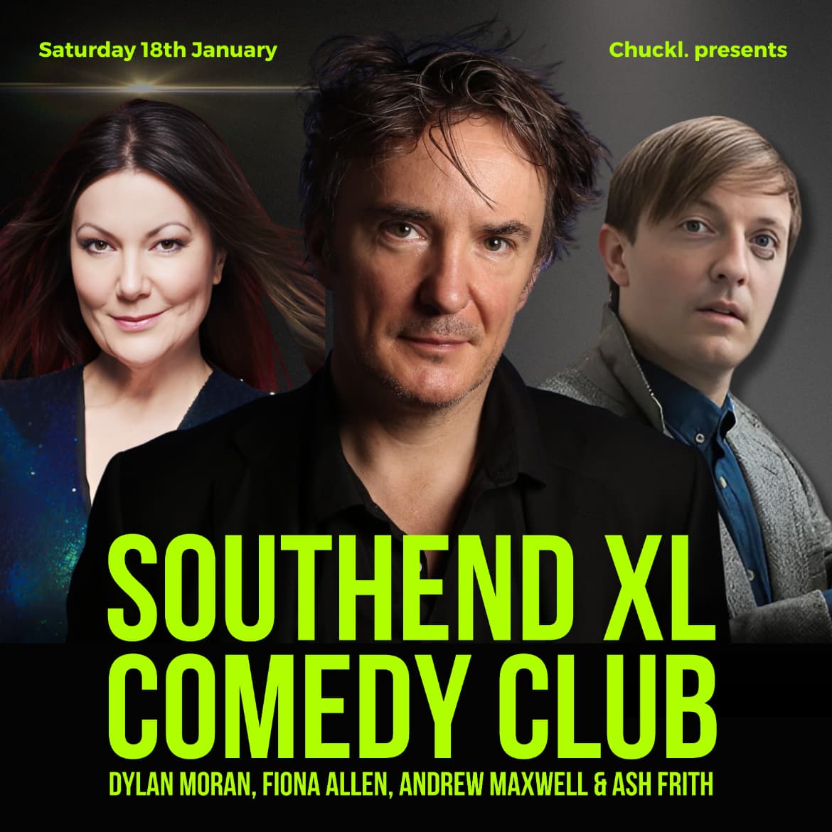 Southend XL Comedy Club With Dylan Moran, Andrew Maxwell, Fiona Allen & Ash Frith thumbnail