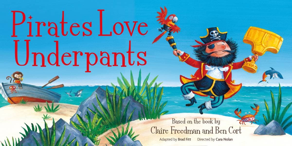 Hero image for homepage featuring Pirates Love Underpants