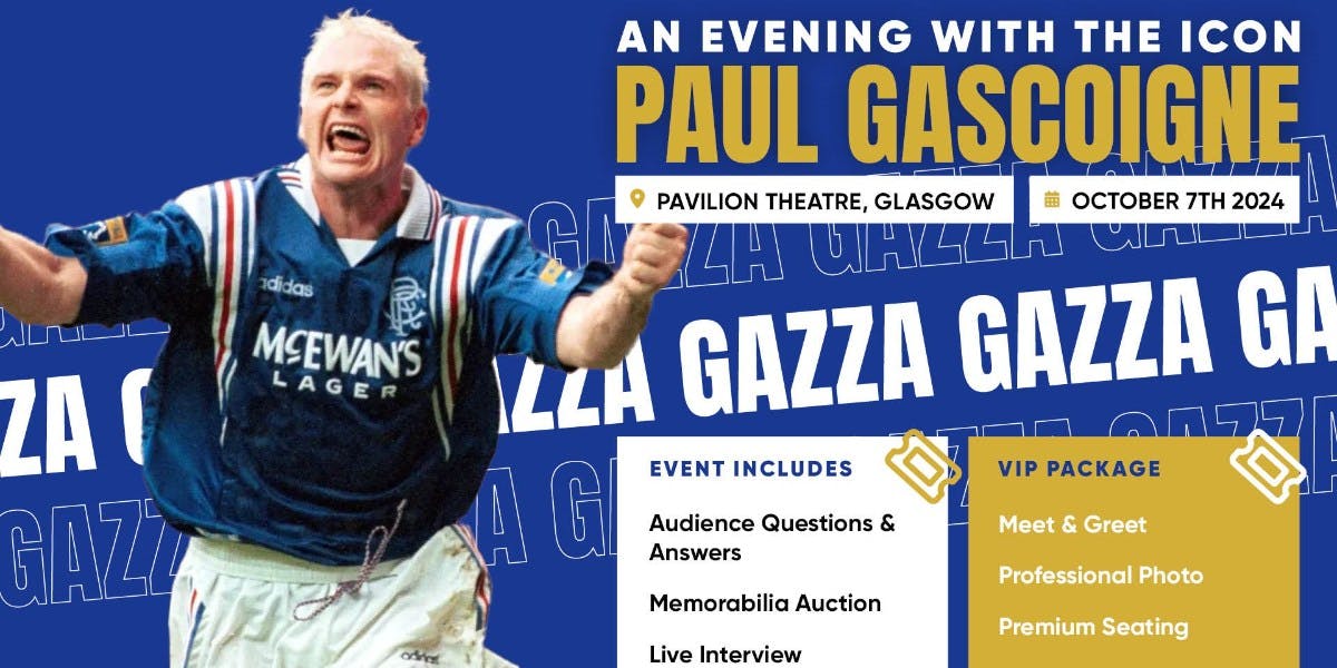 An Evening With Paul Gascoigne hero