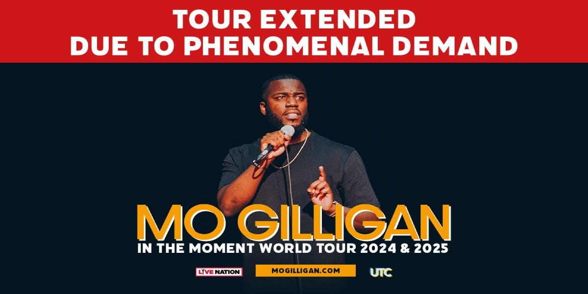 Mo Gilligan: In The Moment World Tour hero