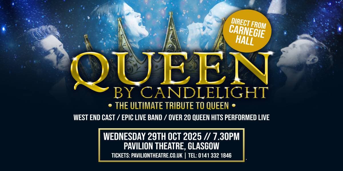 Hero image for homepage featuring Queen By Candlelight