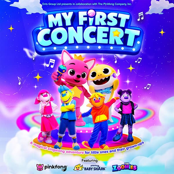 Hero image for 'My First Concert' Featuring Baby Shark, Pinkfong & The Zoomies
