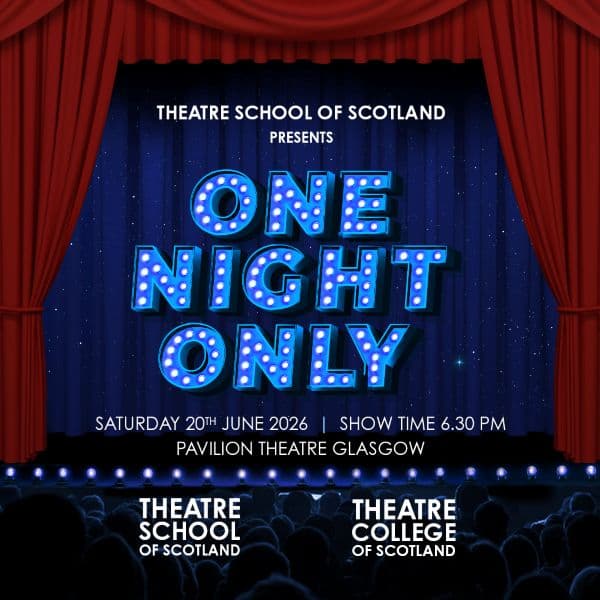 Hero image for Theatre School of Scotland presents One Night Only