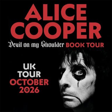 Hero image for Alice Cooper - Devil On My Shoulder Book Tour