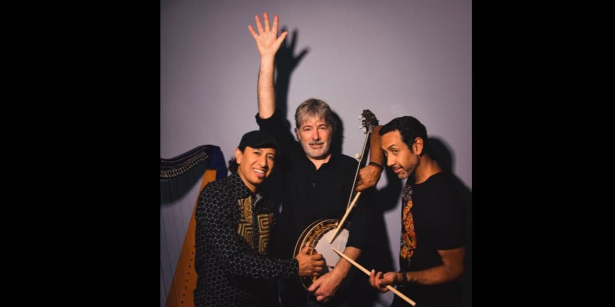 Hero image for Celtic Connections 2026 Proudly Presents Béla Fleck, Edmar Castañeda & Antonio Sánchez Trio and Dallahan