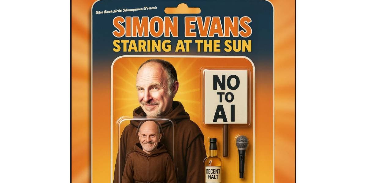 Hero image for Simon Evans Is Staring At The Sun
