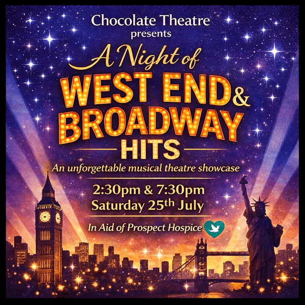 Hero image for Chocolate Theatre - A Night Of West End And Broadway Hits