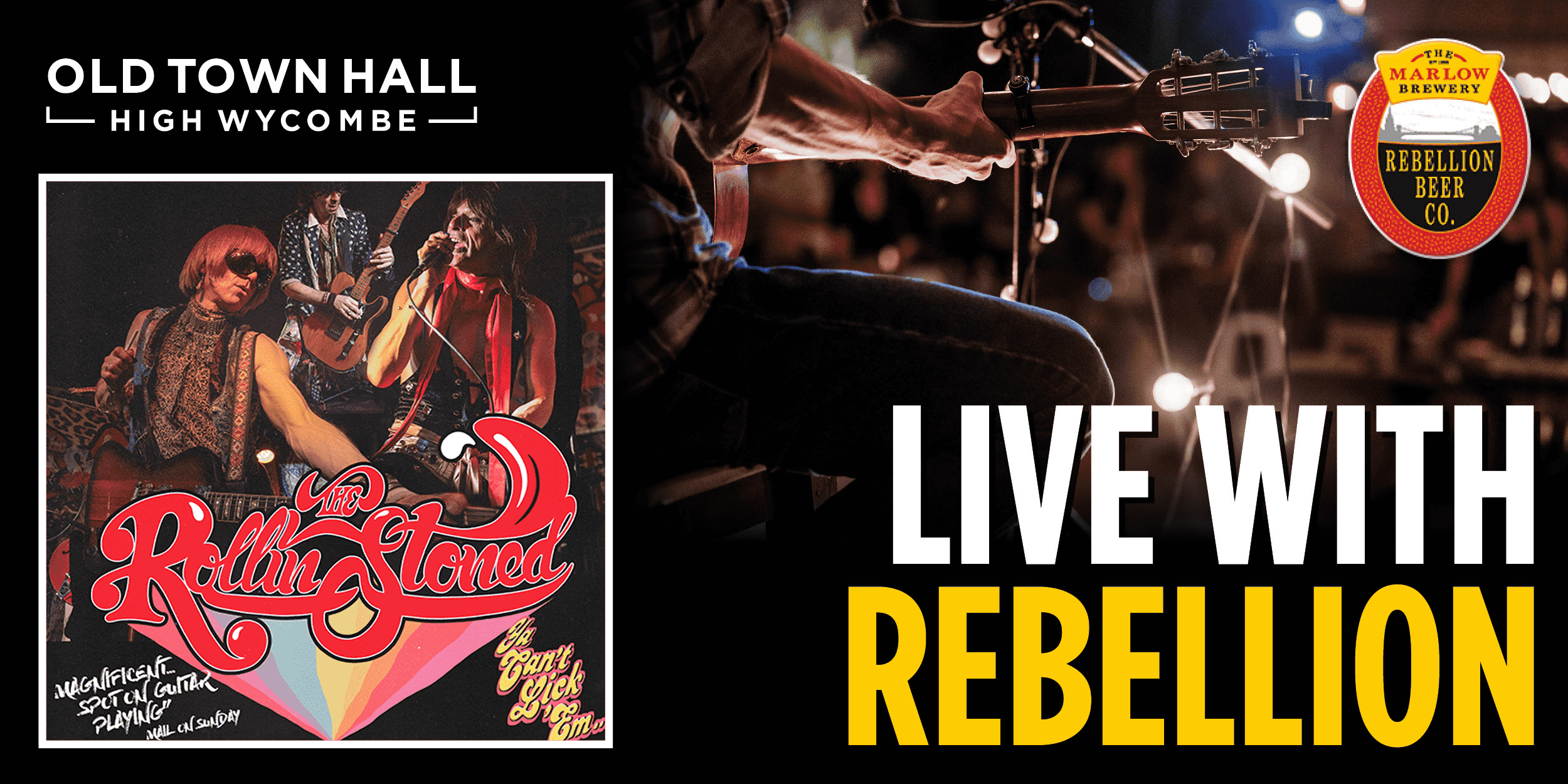  Live with Rebellion Presents: Rollin Stoned - Live At The Old Town Hall hero